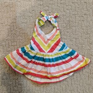 Janie and Jack baby girls halter dress 3-6 months
